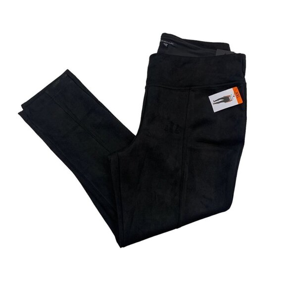 Andrew Marc Faux Suede Pull-On Pants Women's Size XXL - Picture 2 of 7